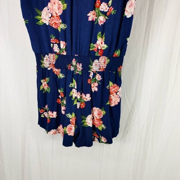 Matilda Jane Be Bold Floral Romper Navy Blue Brilliant Daydream Women's Size Sma - Picture 8 of 9